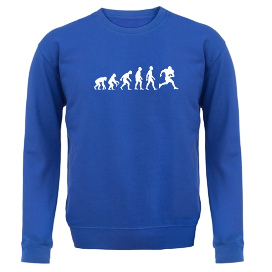 Evolution Of Man American Football Jumpers